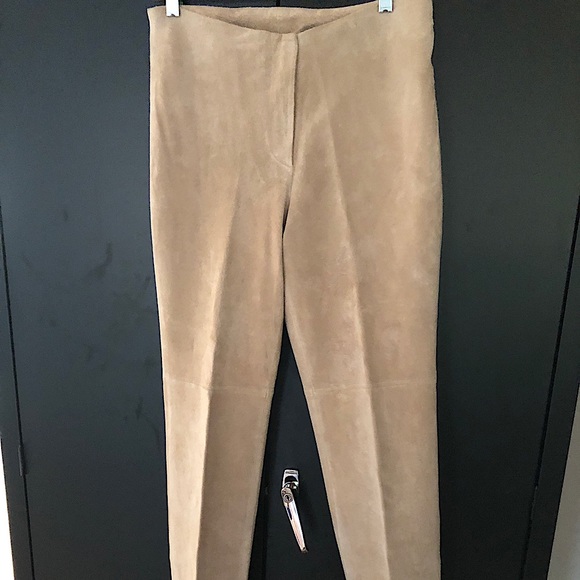 100% suede leather pants.     FINAL - Picture 1 of 11